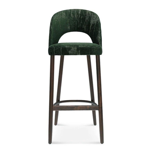 Barová židle s opěrkou Alora FAMEG moderní čalouněná dubová na míru do kuchyně