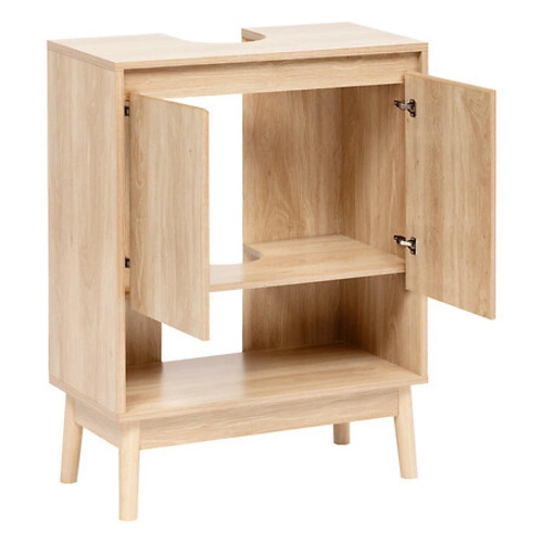 Koupelnová skříňka pod umyvadlo Abana přírodní dub 60 cm klasický skandinávský styl 5five