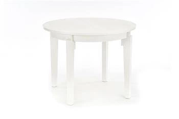 Rozkládací kulatý stůl Baros 100–200 cm bílý moderní do jídelny a obýváku Intesi