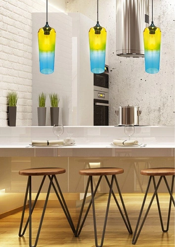 Eol 11/29 závěsná lampa 1x60W E27 žlutozelená