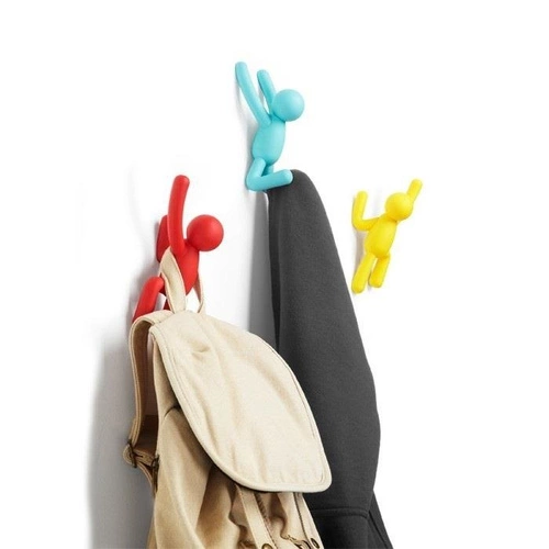 Moderní nástěnný věšák Buddy Umbra multicolor dekorativní sada 3 ks do předsíně