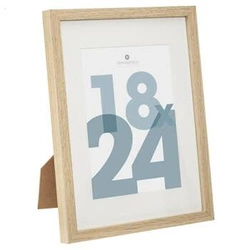 Rám na fotografie 18x24 Manu Atmosphera stojací a závěsný přírodní skandinávský skleněný