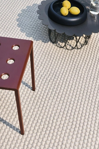 Venkovní koberec Lace White Sand 140x200 moderní snadno čistitelný na terasu a balkon