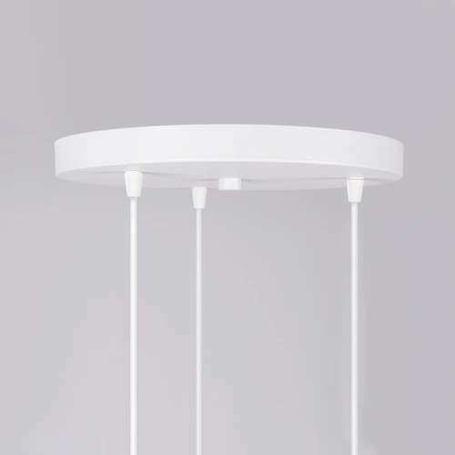 Závěsné svítidlo koule HYPERION 3P bílá moderní, výškově nastavitelné do obýváku a jídelny