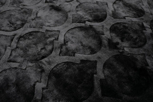 Moderní vlněný koberec Tanger antracitový 160x230 do obýváku a ložnice Carpet Decor