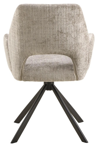 Jídelní otočná čalouněná židle Graham Actona šedá s područky