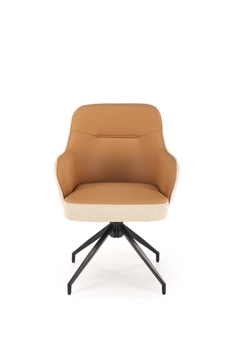 Otočná židle Connery Intesi čalouněná do jídelny a obýváku skandinávská s područkami