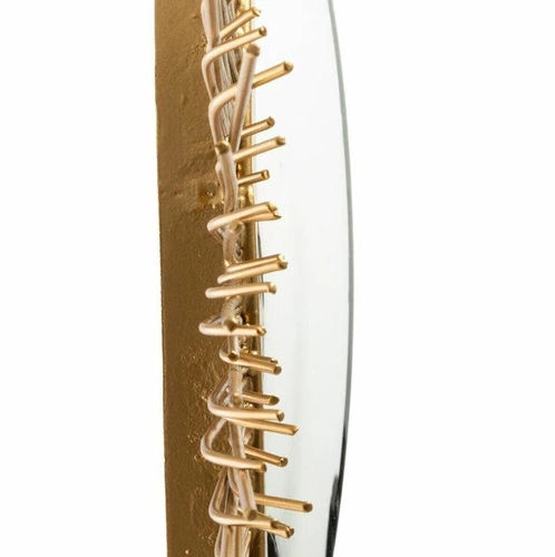 Kulaté zrcadlo do předsíně Soleil Atmosphera zlaté glamour na stěnu 58 cm