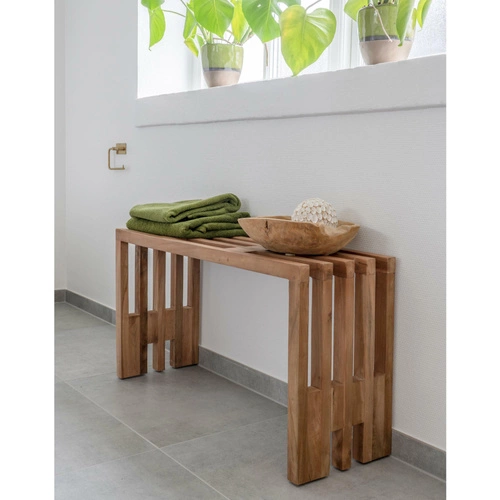Lavička Benidorm 90 cm přírodní teak