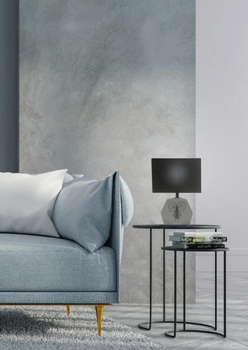 Animi stolní lampa skříňová lampa 1x40W E14 světle šedá