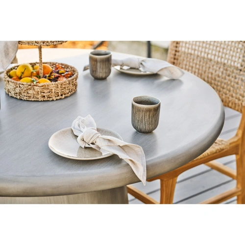 Viola sada 4 keramických jídelních talířů 21 cm béžová do jídelny