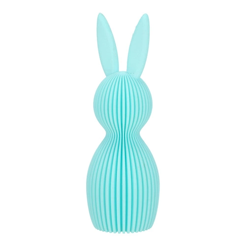 Intesi velikonoční figurka králík velký tyrkysový moderní dekorace na stůl do obýváku