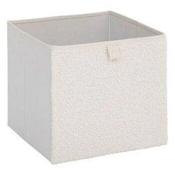 Kartonová krabice Boucle 31x31 cm bílá do regálu a šatny 5five simply smart