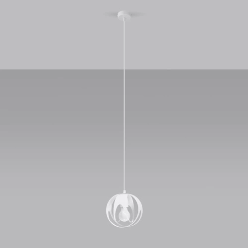 Závěsné svítidlo bílá koule Tulos Sollux moderní do obýváku kuchyně jídelny nad stůl