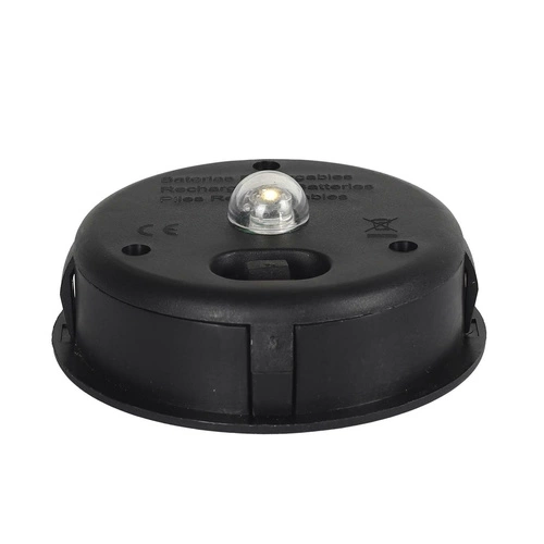 Solární LED noční lampa Merrill béžová klasická na terasu Intesi odolná proti dešti 40 cm