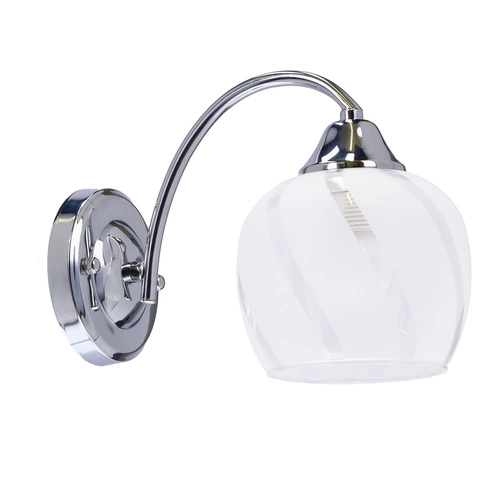 Nástěnné svítidlo Prego chrom 1x40W E27 čirý difuzor