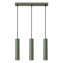 Visící lampa LAGOS 3L olivová zelená