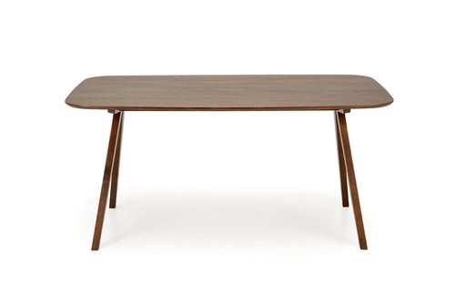 Jídelní stůl Fido 160 cm ořechový moderní obdélníkový, dřevěný, snadno čistitelný Intesi