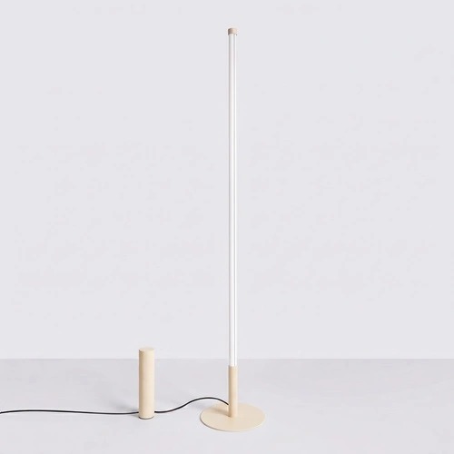 TRANG moderní stojací lampa do obývacího pokoje béžová LED 3000K