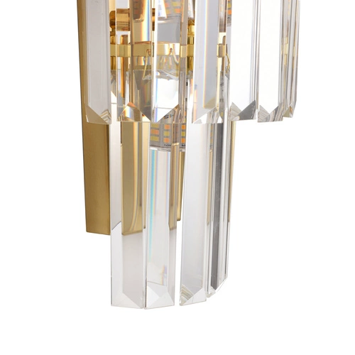 Nástěnné svítidlo glamour SPLENDORE Step into Design zlaté 20 cm do obýváku a ložnice