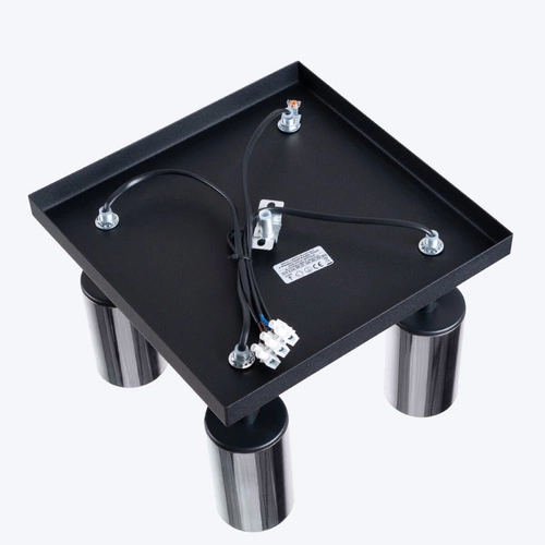 Stropní svítidlo WINX 4 černé/chrom moderní kovové do obýváku a ložnice nastavitelné