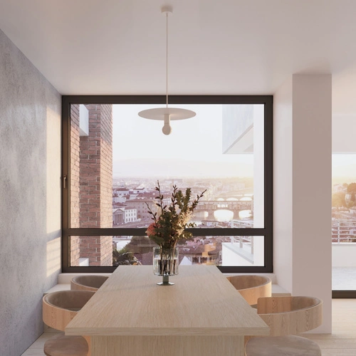 Stropní svítidlo FLAVIO bílé moderní kovové do obýváku kuchyně nebo nad stůl