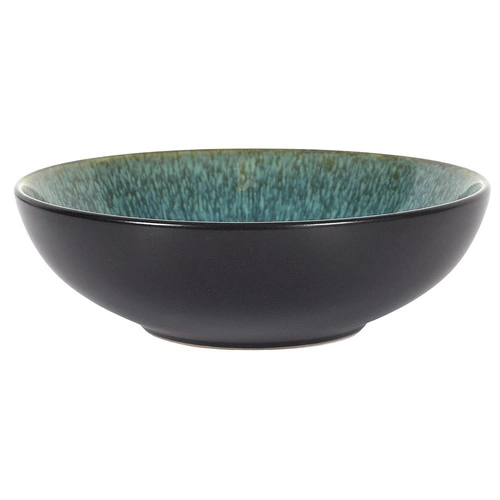 Hluboký talíř na polévku Elia 18,5 cm zelený moderní keramický Intesi do jídelny