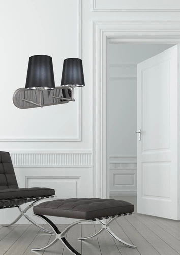 Nástěnné svítidlo Milonga 2x60W E27 satin