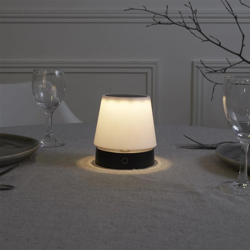 Bezdrátová dotyková noční lampa do ložnice Lumio Intesi s nastavitelnou výškou minimalistická