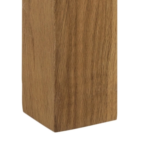 Rozkládací jídelní stůl Kenley dubová dýha přírodní skandinávský styl 100x90 cm