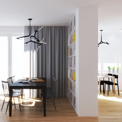 Závěsné svítidlo STICKS-10 zlaté moderní nastavitelné do obýváku a jídelny 120 cm