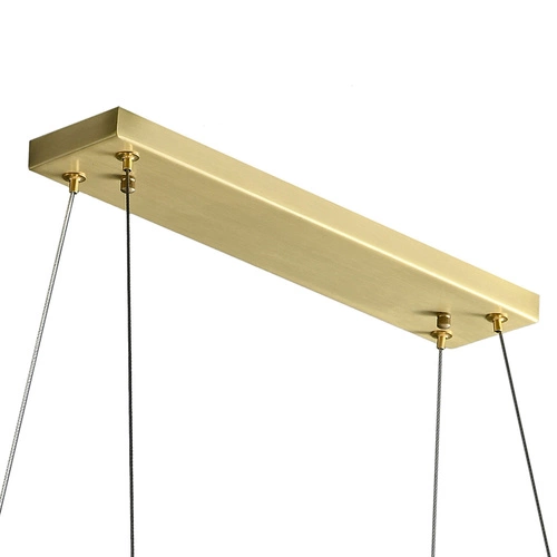 Závěsné svítidlo PIUMA LONG bílé 100 cm skleněné do obýváku a nad stůl glamour