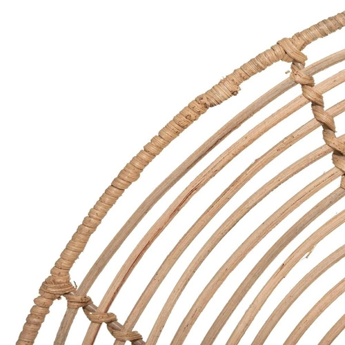 Sada 2 nástěnných polic Wonder Atmosphera ratanové boho do kuchyně a obývacího pokoje závěsné