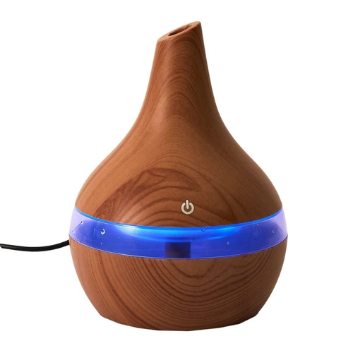 Elektrický aroma difuzér Intesi přírodní s LED a USB do bytu a ložnice 130 ml