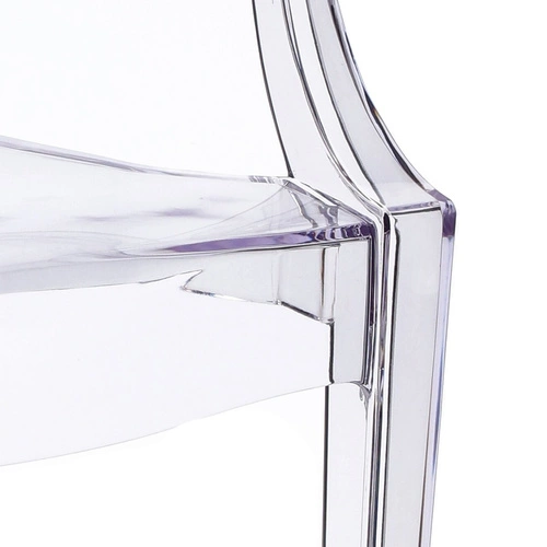 Jídelní židle Royal průhledná inspirovaná Louis Ghost stohovatelná moderní