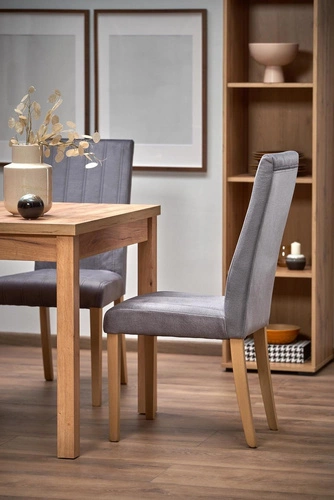 Jídelní rozkládací stůl Tiago 90-125x90 cm moderní přírodní dub skandinávský