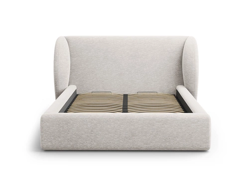 Miley II Light Grey Chenille postel 160x200