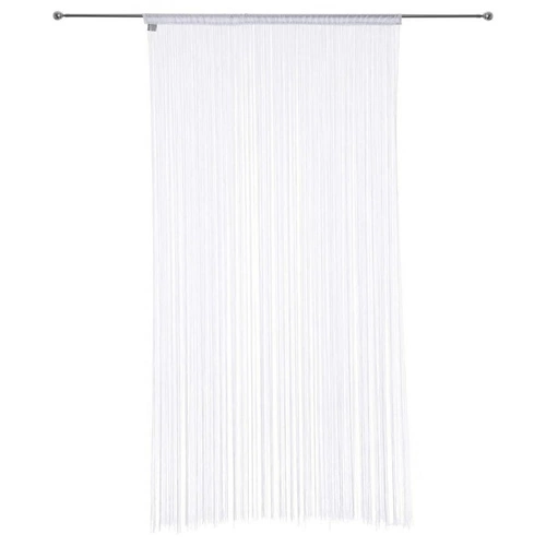 Provázková záclona bílá