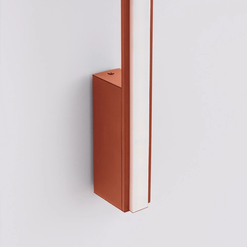 LED nástěnné svítidlo LAGOM 150 červené moderní do obýváku a ložnice hliník 150 cm