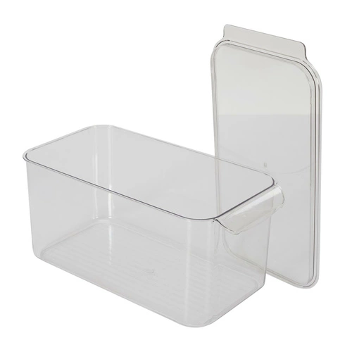 Trojitý kontejner do chladničky šedý