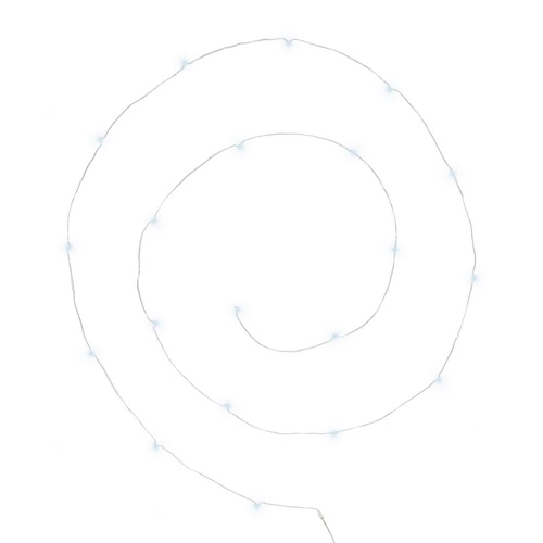Girlanda 20mikro LED na baterii studené světlo