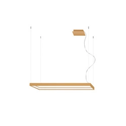 Lustr TUULA M zlatý LED 4000K