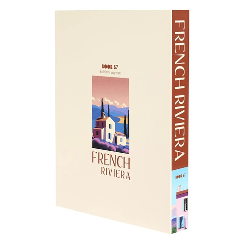 Dekorační box kniha French bílý Intesi klasický kartonový do obýváku a ložnice