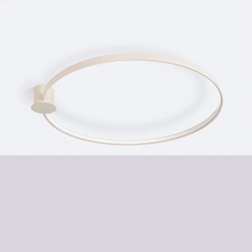 Stropní LED svítidlo RIO 110 béžové moderní kulaté stmívatelné do obýváku Thoro