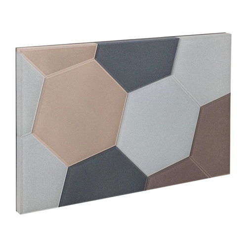 Fluffo HOP béžový akustický stěnový panel moderní dekorace na stěnu do kanceláře 110x70 cm