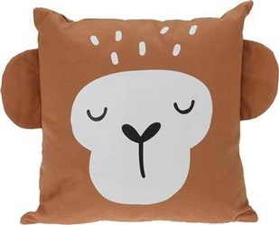 Dětský dekorační polštář Opice 40x40 cm moderní do dětského pokoje Intesi