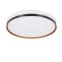 Stropní svítidlo Montana černá+bílá+zlatá 24W LED 40 cm bílý difuzér