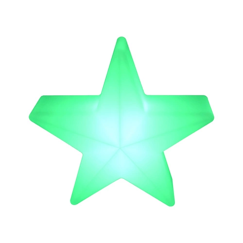 Dekorační zahradní lampa hvězda STAR LED RGBW 16 barev 30 cm