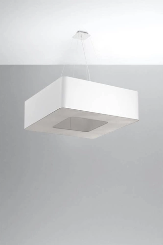 Moderní lustr URANO 60 bílý stropní svítidlo do obýváku a jídelny 8 ramen