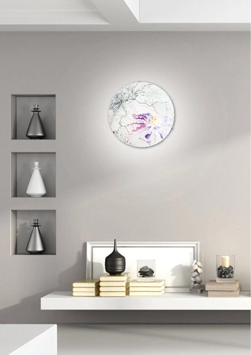 Stropní svítidlo Spring 30 kulaté skleněné fialové moderní do obýváku a ložnice CANDELLUX